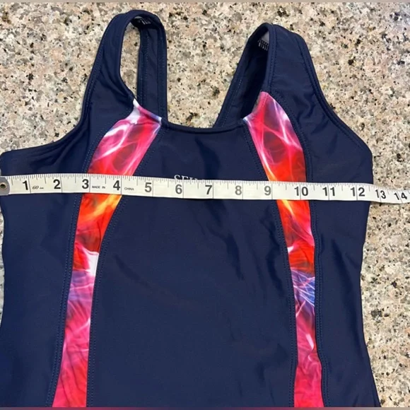 NWOT SEIMMIE KIDS SPORTS BATHING SUIT (S 164) - Picture 3 of 5